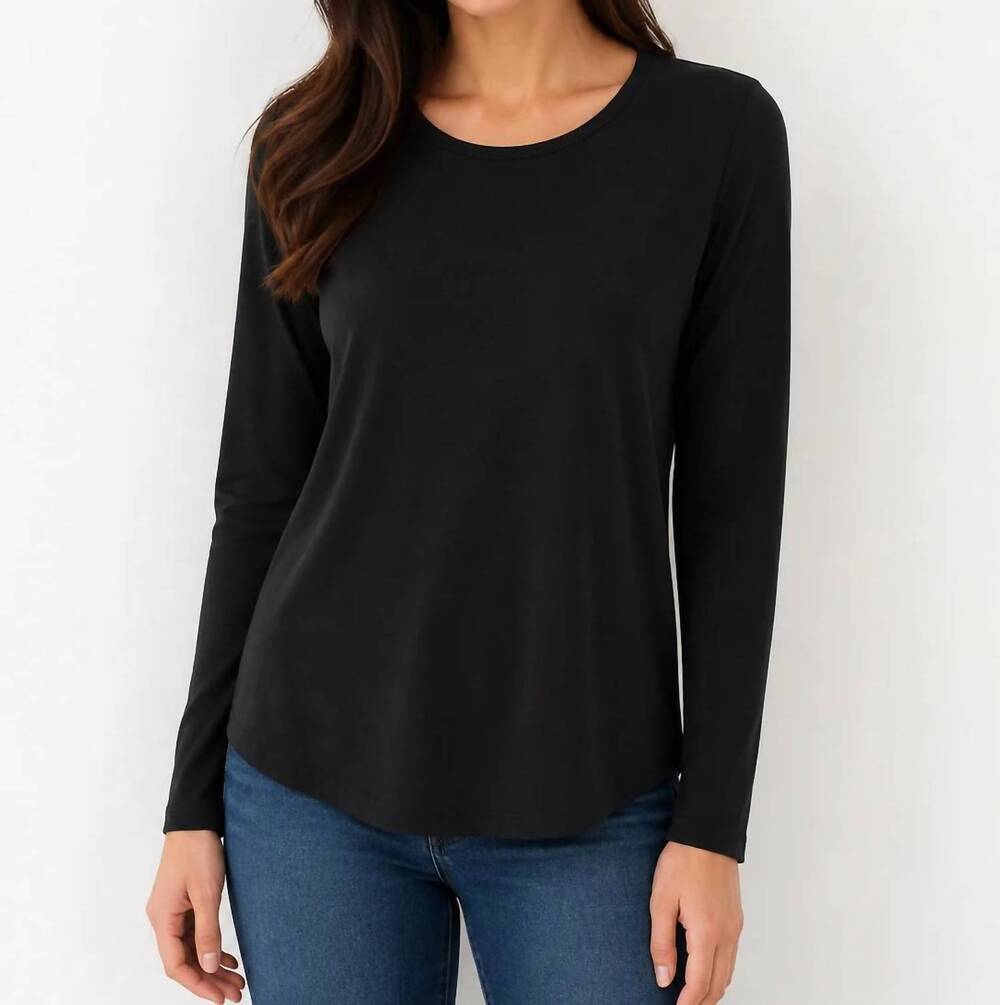 NEW LULU-B long sleeve top in black